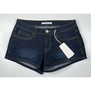 NWT Klique B. Denim Jean Shorts Size Small Women’s Blue Dark Wash